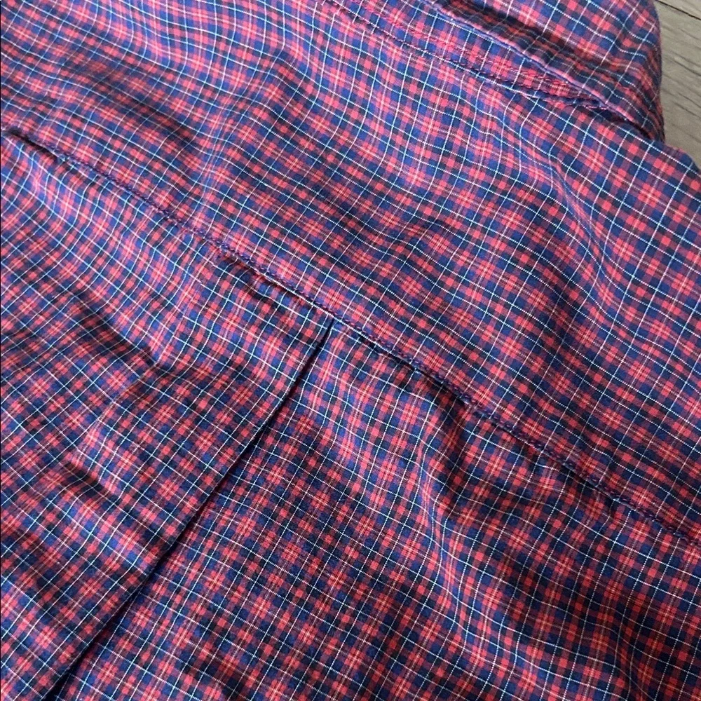 Ralph Lauren Kids Red Plaid Button Down Shirt M 10-12